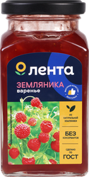 Варенье ЛЕНТА Земляника, 370г