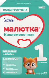 Изображение товара Смесь кисломолочная МАЛЮТКА 1, с 0 месяцев, 600г