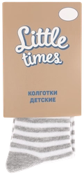 Колготки детские LITTLE TIMES р. 62–68 серые, Арт. КН8002Л