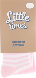 Колготки детские LITTLE TIMES р. 62–68 молочные, Арт. КН8004Л