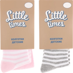 Колготки детские LITTLE TIMES р. 62–68 молочные, Арт. КН8004Л