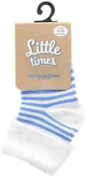 Носки детские LITTLE TIMES р. 9–10 (3–6мес) белые, Арт. НН8002Л