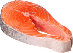 Кижуч ЛЕНТА FRESH стейк (из замороженного сырья), весовой