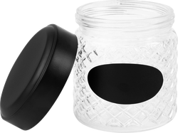 Банка для хранения HOMECLUB Black 600мл стекло Арт. CB1089LXY