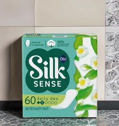 Прокладки ежедневные OLA! Silk Sense Daily Deo Зеленый чай, 60шт