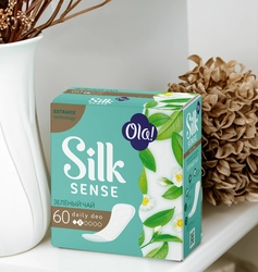 Прокладки ежедневные OLA! Silk Sense Daily Deo Зеленый чай, 60шт