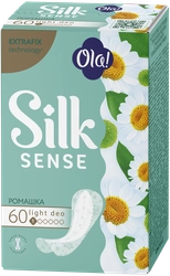 Прокладки ежедневные OLA! Silk Sense Light Deo Ромашка, 60шт