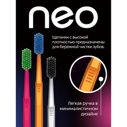 Зубная щетка COLGATE Neo 2548 кончиков щетинок, средней жесткости