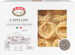 Изображение товара Макароны AIDA Capellini Гнезда, 250г