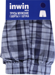 Трусы мужские INWIN шорты, темно-синий/голубой, Арт. ATL-
24008/ATL-24008-U