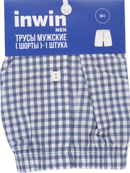 Трусы мужские INWIN шорты, голубой/белый, Арт. ATL-24008/ATL-
24008-U
