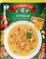 Изображение товара Суп СУПЕРСУП Куриный, 70г