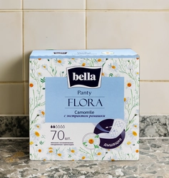 Прокладки ежедневные BELLA Panty Flora Camomile с экстрактом ромашки, 70шт