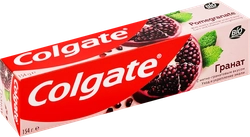 Зубная паста COLGATE Гранат с натуральными ингредиентами для укрепления эмали зубов и защиты от кариеса, 100мл