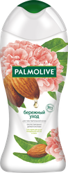 Изображение товара Гель-крем для душа PALMOLIVE Бережный уход с миндальным маслом и пионом, для чувствительной кожи, 250мл