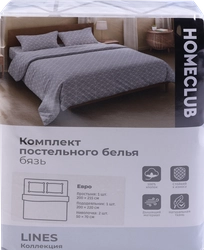 Комплект постельного белья 1,5-спальный HOME CLUB Lines, бязь, Арт. 502034