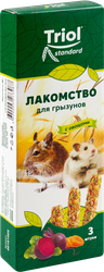 Лакомство для грызунов TRIOL Standard с овощами, 80г