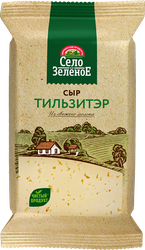 Изображение товара Сыр СЕЛО ЗЕЛЕНОЕ Тильзитер 50%, без змж, 200г