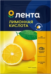Лимонная кислота ЛЕНТА, 80г