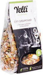 Суп YELLI Сибирский с белыми грибами и перловкой, 125г