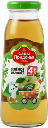 Изображение товара Сок САДЫ ПРИДОНЬЯ Зеленое яблоко осветленный восстановленный, с 4 месяцев, 200мл