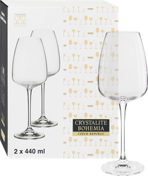 Набор бокалов для вина CRYSTALITE BOHEMIA Alizee 440мл Арт. 45875, 2шт