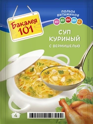 Смесь для супа РУССКИЙ ПРОДУКТ Бакалея 101 Куриный с вермишелью, 60г