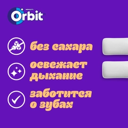 Жевательная резинка ORBIT Абрикос, 13,6г