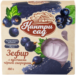 Изображение товара Зефир КАНТРИ САД с кусочками черной смородины, 180г