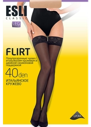 Чулки женские ESLI Flirt 40 den, visone 1/2, Арт. 8С-91СПЕ