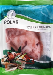 Кальмар замороженный POLAR неочищенный, тушка, 500г