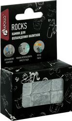 Камни д/охлаждения напитков APOLLO Rocks мрамор, 6шт. Арт RCK-06 (Китай)