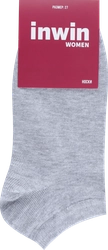 Носки женские INWIN р. 35–37, цвет серый меланж, Арт. BWS05-03