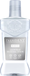 Ополаскиватель для полости рта PRESIDENT White Здоровая белизна, 250мл