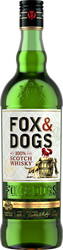 Виски FOX & DOGS купажированный 40%, 0.7л
