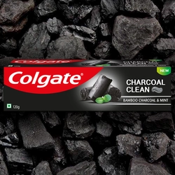 Зубная паста COLGATE Бамбуковый уголь с мятой для отбеливания зубов и свежести дыхания, 130г