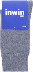 Изображение товара Носки мужские INWIN р. 29 (44–46) цвет темно-серый меланж, Арт. BMS04-03