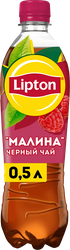 Изображение товара Напиток LIPTON Холодный чай Малиновое чаепитие на растительном сырье, 0.5л