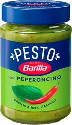 Соус BARILLA Pesto Basilico e Peperoncino, с базиликом и перцем Чили, 195г