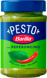 Изображение товара Соус BARILLA Pesto Basilico e Peperoncino, с базиликом и перцем Чили, 195г