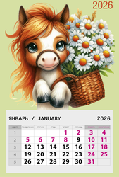 Изображение товара Календарь АРТ ДИЗАЙН, на магните