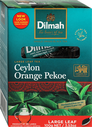 Чай черный DILMAH Цейлонский листовой, 100г