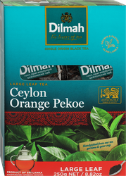 Чай черный DILMAH Цейлонский листовой, 250г