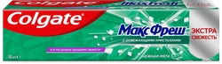 Зубная паста COLGATE Макс Фреш Нежная мята с освежающими кристаллами для свежего дыхания и защиты от кариеса, 100мл