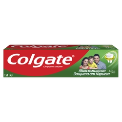 Зубная паста COLGATE Максимальная защита от кариеса Двойная мята с комплексом кальция и фторида и технологий Calcium-lock для укрепления ослабленной эмали, защиты от кариеса и свежего дыхания, 100мл