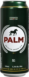 Пиво темное PALM фильтрованное пастеризованное, 5,2%, ж/б, 0.5л