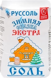 Соль РУССОЛЬ Зимняя Сказка, Экстра, 1кг