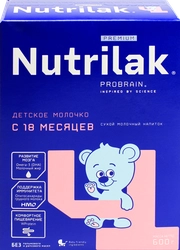Напиток молочный NUTRILAK Premium 4, c 18 месяцев, 600г