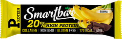 Батончик протеиновый SMARTBAR Protein, Банан в темной глазури, 40г