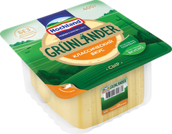 Сыр полутвердый HOCHLAND Grunlander 50%, без змж, 400г